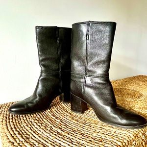 Frye Classic Leather Boots. Limited-Edition Mid-Calf Height. Size 8 1/2.